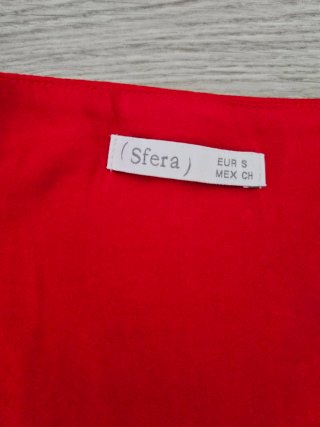 Blusa Sfera Roja Talla S