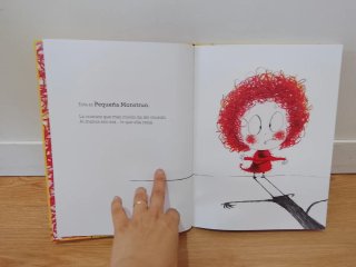 Libro infantil  Pequeña monstruo