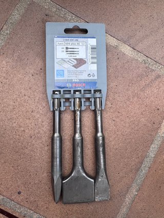 Set Cinceles Bosch PRO SDS plus-4C