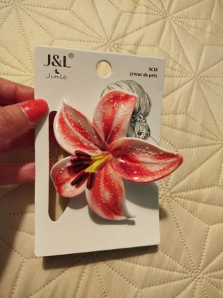 Pinza de pelo flor J&L