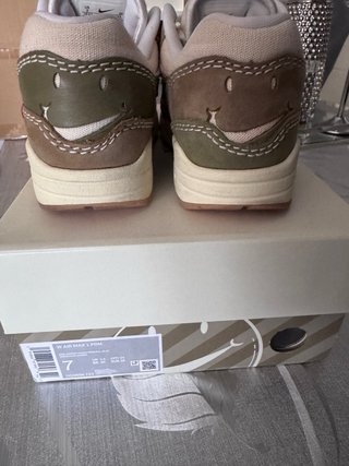 Nike Air Max 1 Wabi-Sabi Beige/Rojo