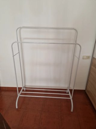 Burro para ropa de metal
