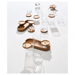 SET TARROS IKEA SAXBORGA CON BANDEJA – CONFEZIONE DA 5