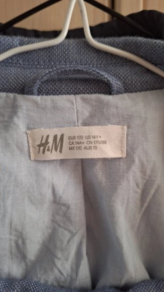 Traje azul claro Zara 16 años