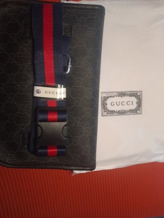Riñonera Gucci Negra Multicolor