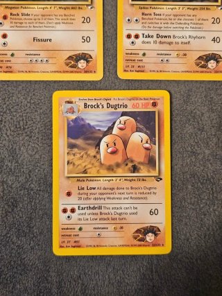 Lotto Pokemon Vintage Raro Brock Non Holo