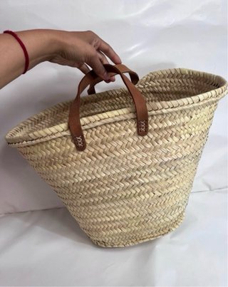 Capazo Cesta Mimbre Natural