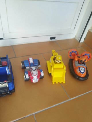 Coches Patrulla Canina con personajes