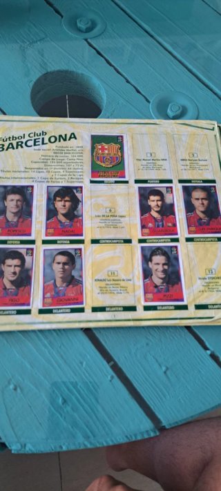 Álbum Fútbol Liga 96-97 Bollycao Incompleto