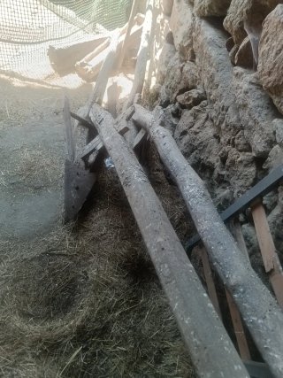 Arados antiguos madera y hierro