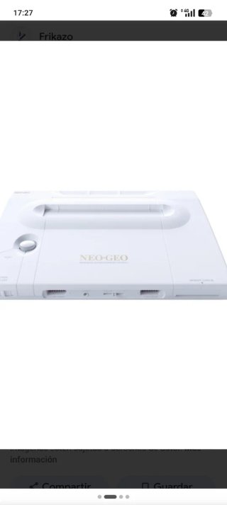 Consola Neo Geo Blanca