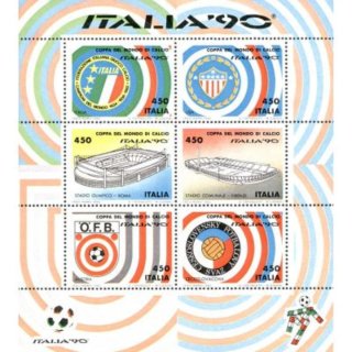 Italia '90 Coppa del Mondo Francobolli