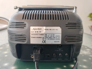 Televisor Portátil Vintage Supertech BTV 453