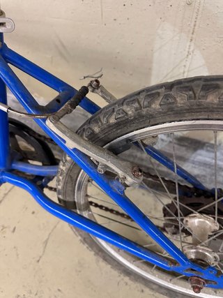 Bicicleta infantil Decathlon azul