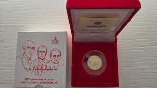 2 Euro Vaticano Proof 2024 Guglielmo Marconi