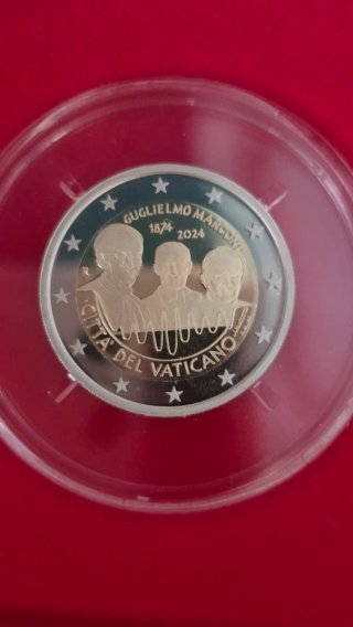 2 Euro Vaticano Proof 2024 Guglielmo Marconi