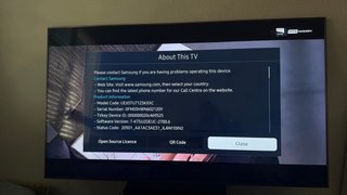 TV Samsung 65 Negra