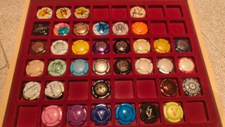 Lote de chapas de cava