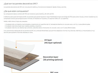 Panel SPC Blanco Mate 2800x1220x3mm