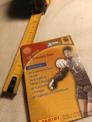 Cartolina Calciatore Italia Azzurri