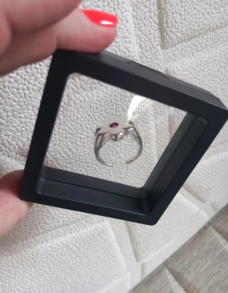 Anello argento '925 a fiore