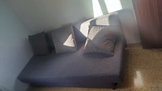 Sofá Cama Grande Plegable Azul
