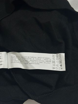 Abito Bershka nero con maniche a sbuffo tg L