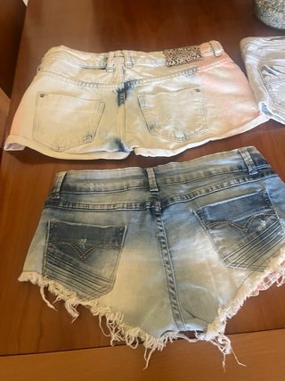 Shorts vaqueros rotos talla 34