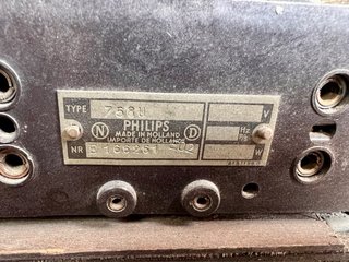 Radio Philips 758U Válvulas