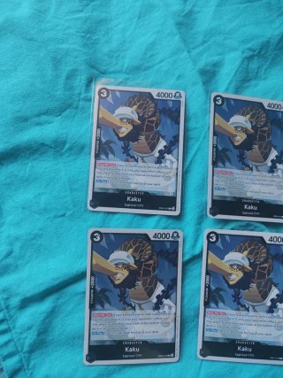 4 Cartas One Piece TCG Kaku EB04-043
