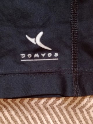Pantalón negro  deportivo Domyos mujer elástico