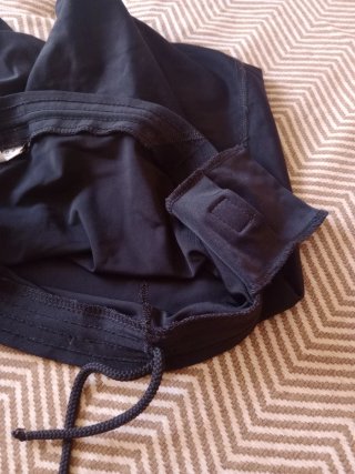 Pantalón negro  deportivo Domyos mujer elástico