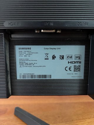 Monitor Samsung F24T350FHU Nero