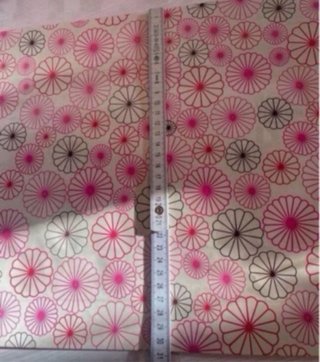 50 sobres de papel con diseño floral