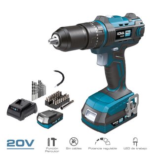 Taladro Atornillador Koma Pro 20V