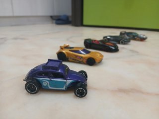 5 Coches Hot Wheels