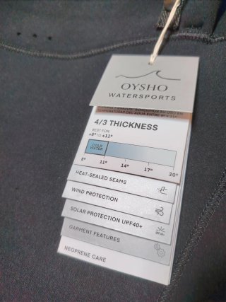 Traje Neopreno 4/3 MUJER. OYSHO. Talla L.