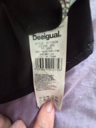 Camiseta tirantes Desigual