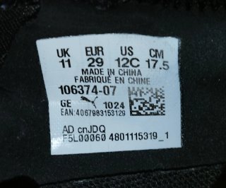 Botas de fútbol Puma Talla 29