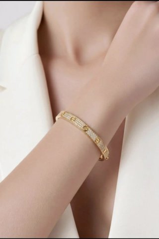 Pulsera Cartier Love Oro Diamantes