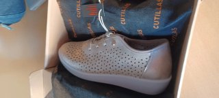 Zapatos CUTILLAS Talla 40 Dorados/Plateados