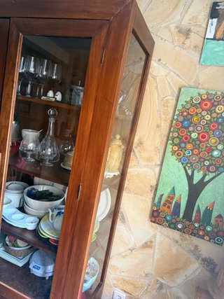 Vitrina Banak Madera y Cristal