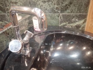 Lavabo + grifo italiano retractil