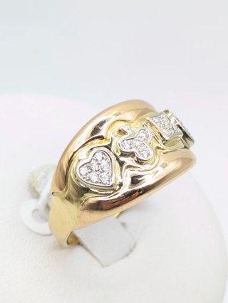 Anillo Oro y Diamantes