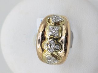 Anillo Oro y Diamantes