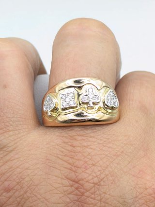 Anillo Oro y Diamantes
