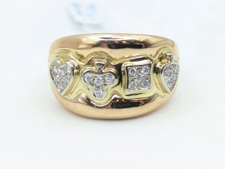 Anillo Oro y Diamantes