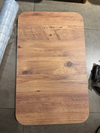 Set di 3 Tavoli Nido in Legno e Metallo