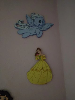 Muñecos goma EVA: Princesas, Pony, Dora, Hello Kit