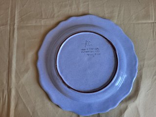 Prato Cerâmico Azul 33cm